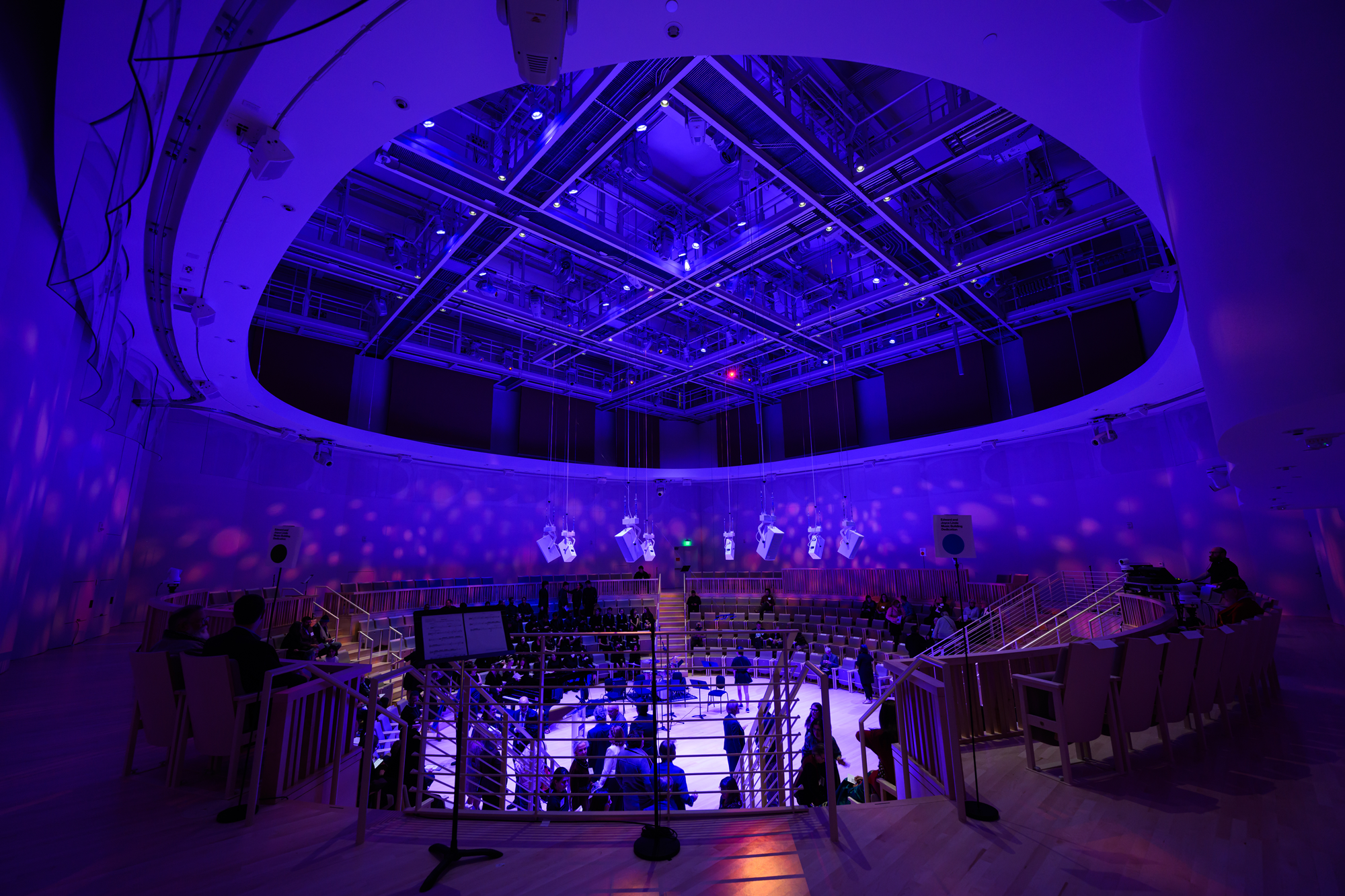 Thomas Tull Concert Hall during a performance.